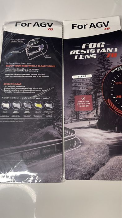 Viziere pentru AGV PISTA GP R, GP RR si Corsa R Corsa RR