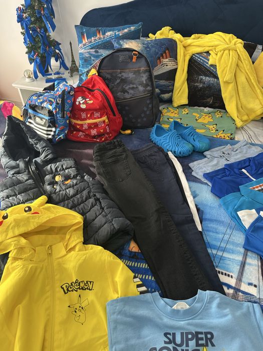 Дрехи, момче 6/7 годин, до 128, 35 лв