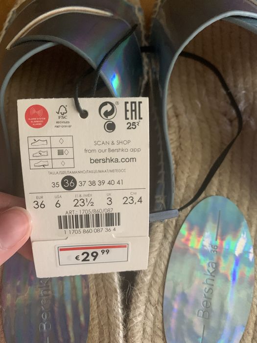 Saboti cu plarforma, Bershka, marimea 36