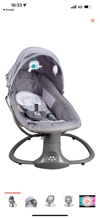 Шезлонг для новорожденных электрический