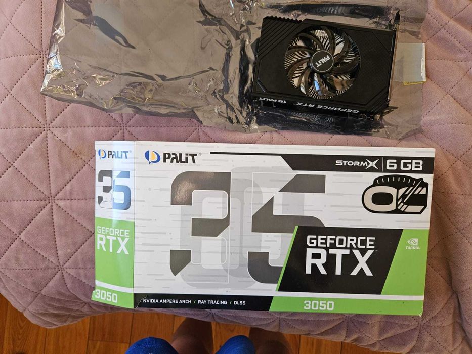 Placa Video GeForce RTX 3050 6GB OC DVI HDMI DP