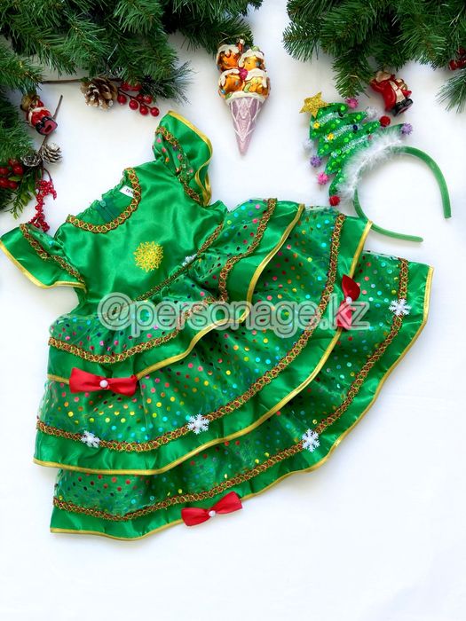 Новогоднее платье елочка