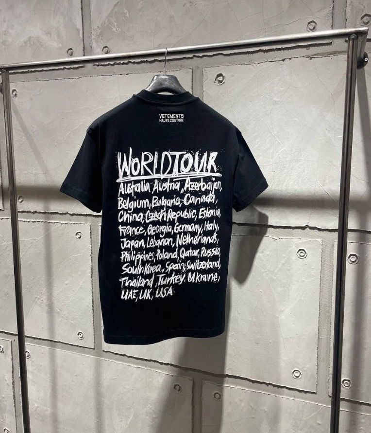 Tricou Vetements World Tour