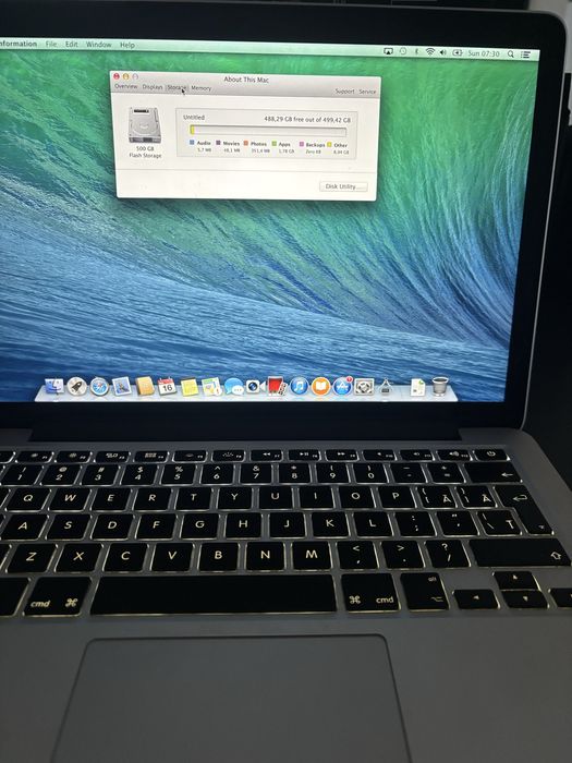 Apple macbook pro 13 inch late 2013
