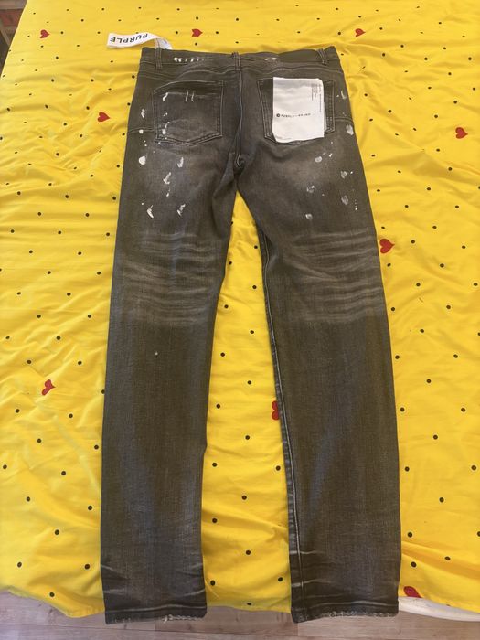 Blugi Purple Brand cu taguri