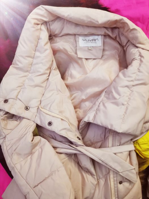 Красиво, топло яке в светло бежово. Ново и неносено!

Размер S (165/88