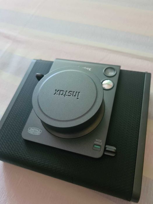Fujifilm Instax Wide Evo Instant Camera (черен) Без кутия със калъф е.
