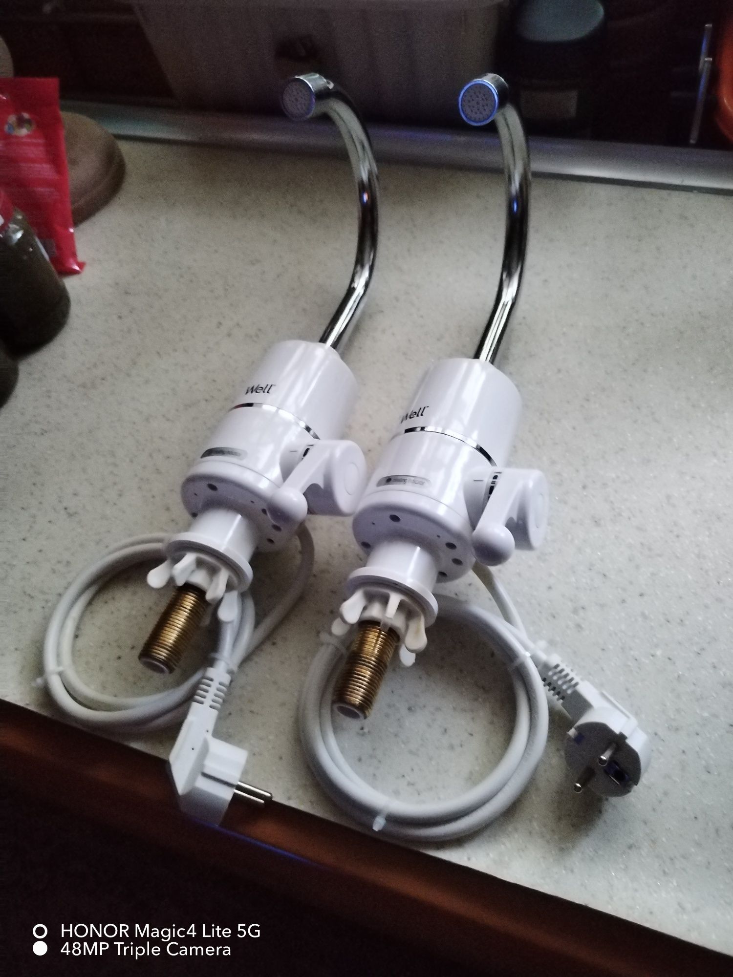 Baterie electrică de bucătărie cu încălzire instantanee Well.