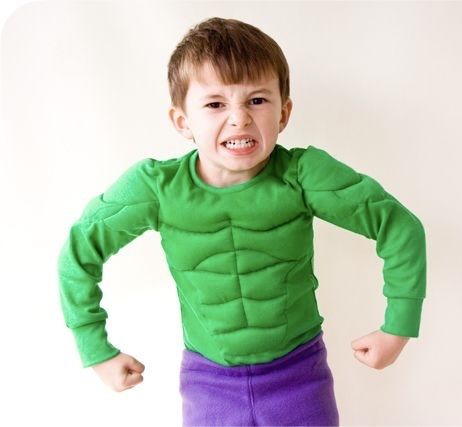 Детски маскировъчен костюм Хълк/Hulk с мускули + маска