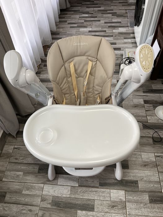 Scaun  de  masa si leaganCaretero, Indigo, scaun inalt si leagan 2in1