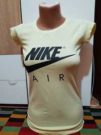 Tricou Nike Air pt dama,galbene/roz,noi cu eticheta, marimea S,425 lei