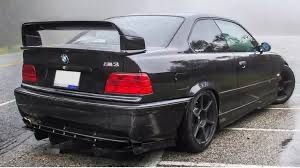 Черен GT спойлер за BMW E36