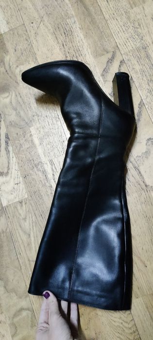 Cizme lungi din piele naturala