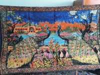 Carpeta imagine Păuni făcută manual
