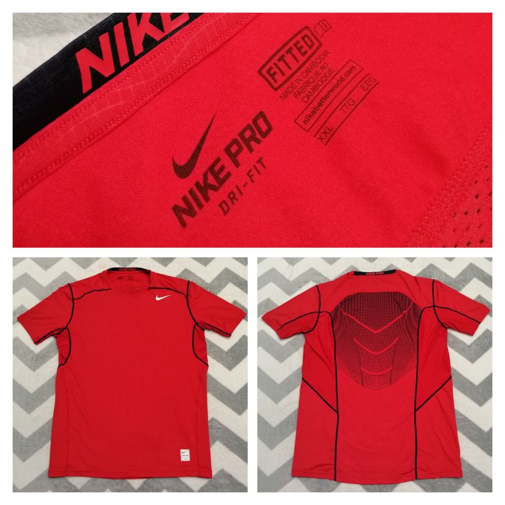 NIKE PRO tricou NOU autentic FITTED | XXL | transport GRATUIT‼️FAN