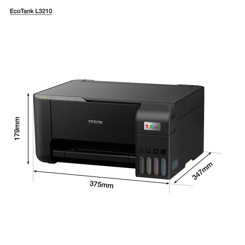 Принтер Epson EcoTank L3210 (МФУ, А4, Струйный)