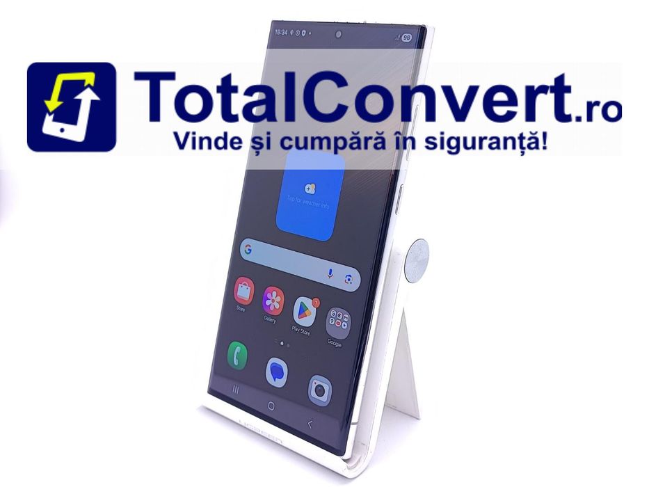 Samsung S22 Ultra 256GB Phantom White 12GB, Garantie 24 luni | #D85460