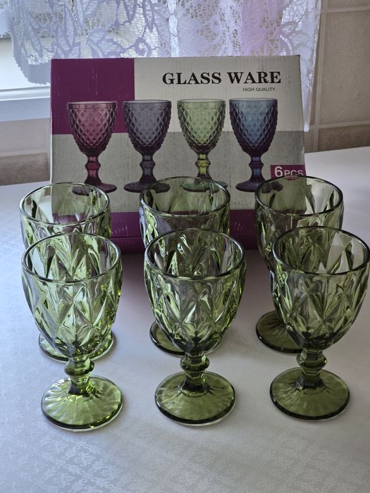 Бокалы новые, два набора