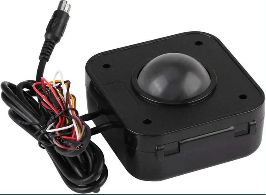 Mouse Trackball Leylor, iluminat cu LED rotunde 4,5 cm Conector PS/2