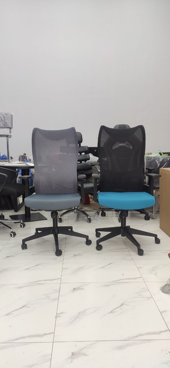 Офисное кресло модель Cady gray and blue