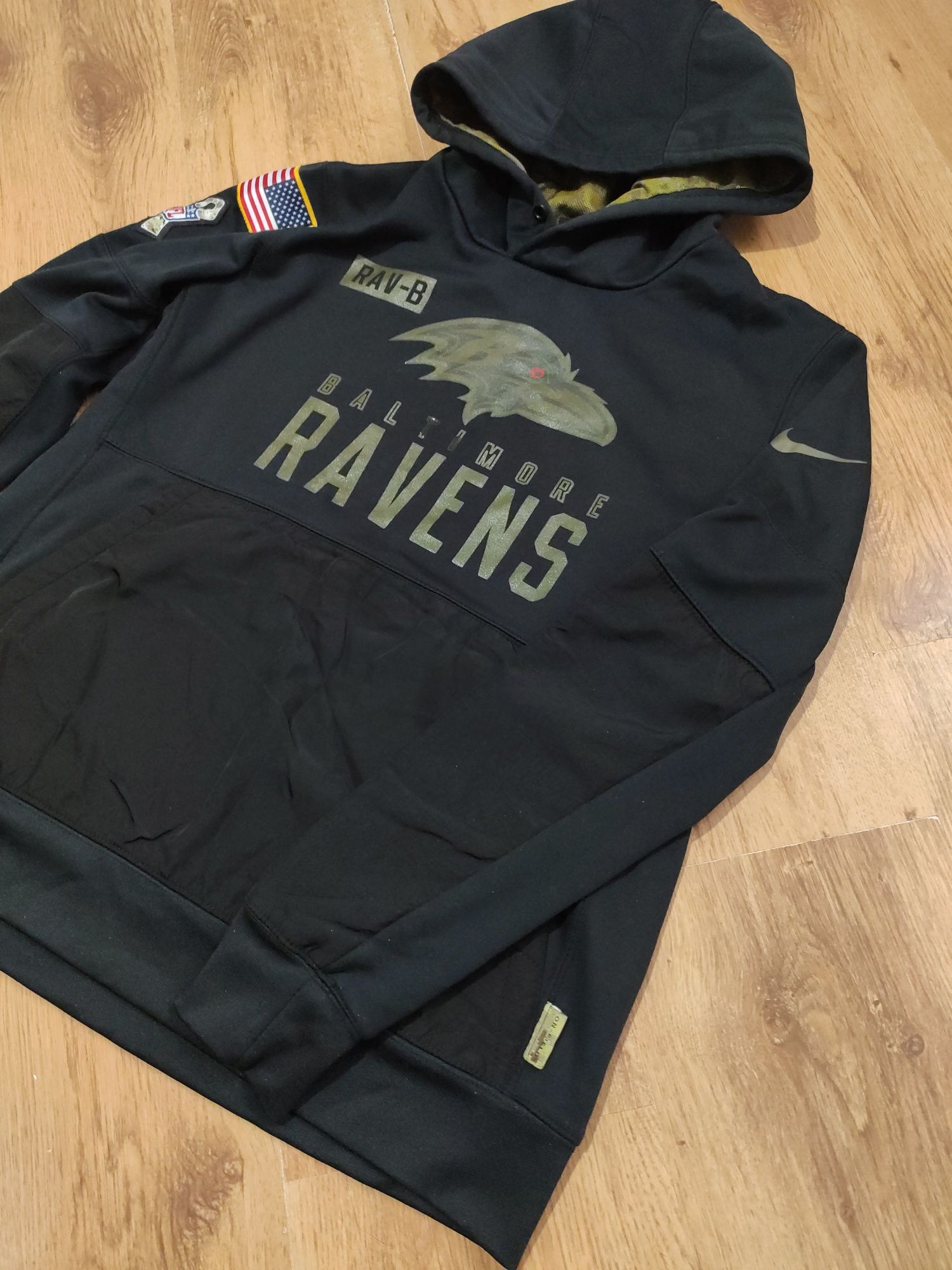 Hanorac Nike NFL Baltimore Ravens mărimea 14 ani sau S