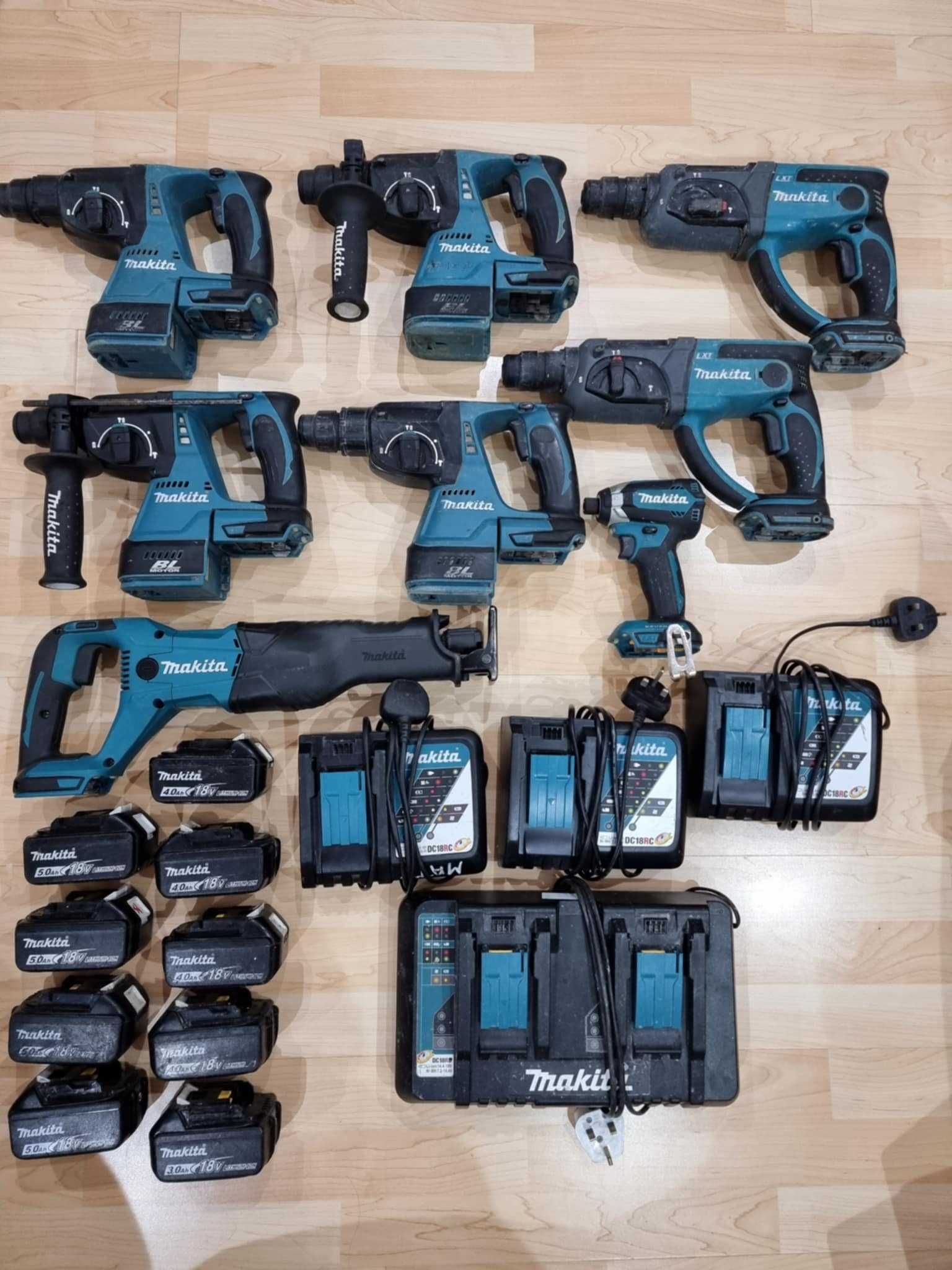 Makita, импакт, перфоратор, циркуляр , инструменти машини