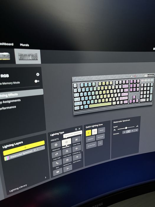 Tastatura gaming mecanica Corsair K70RGB