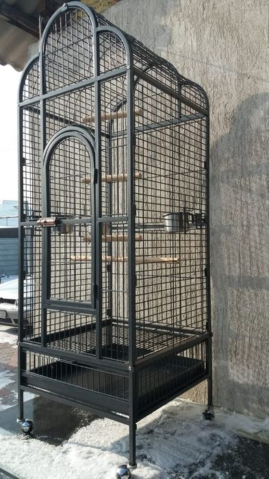Большая   клетка для какаду  ожерелье  жако