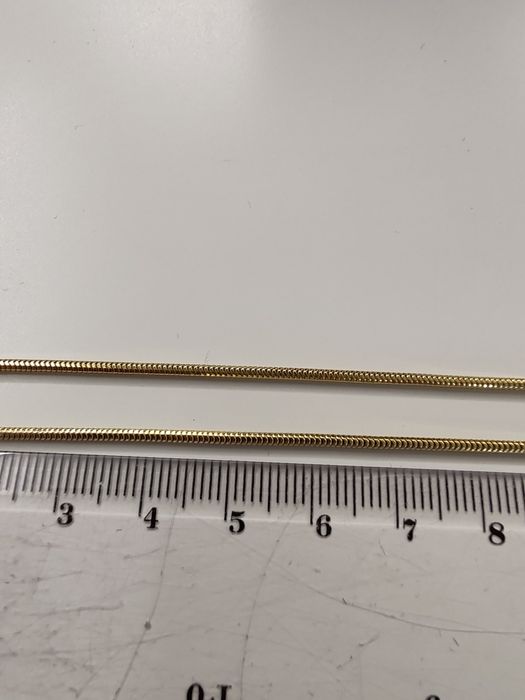 Lanț unisex model șarpe Aur 14k Gr 5,80