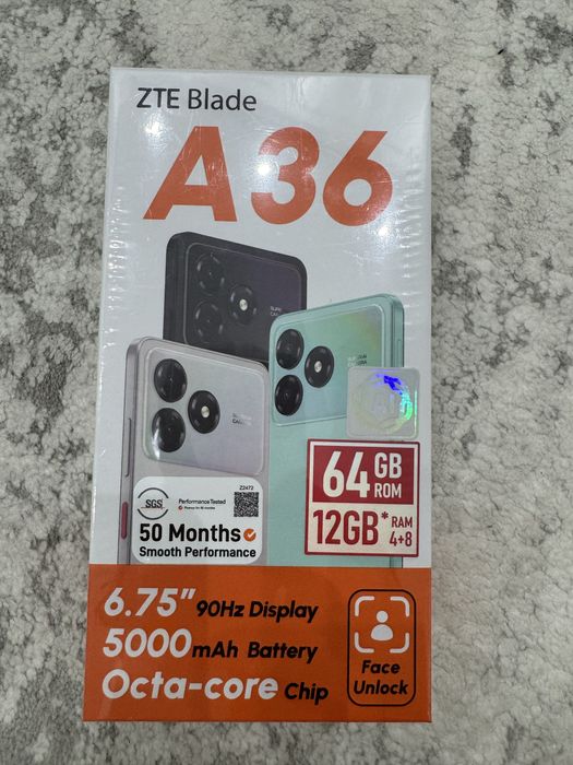 Новый смартфон ZTE Blade A 36