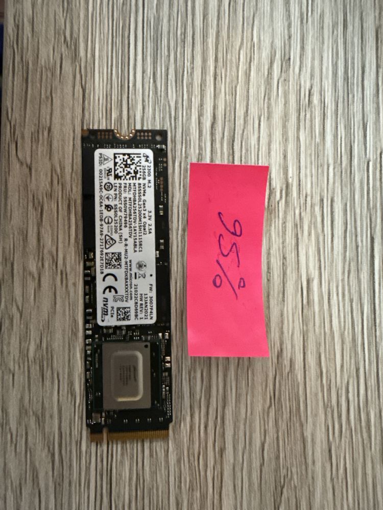 SSD M2 256 gb >94% viata