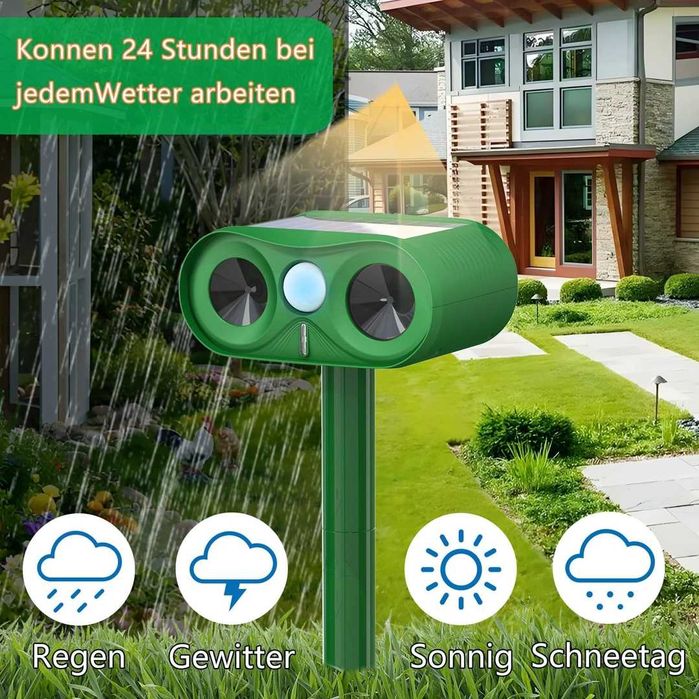 Aparat ultrasunete pisici, caini, rozatoare, cu senzor miscare, solar