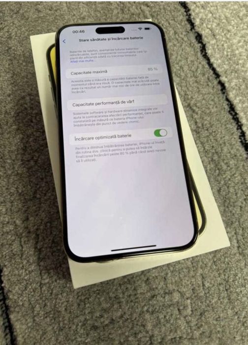 iPhone 14 ProMax 256Gb, Gold, full box, factura - impecabil