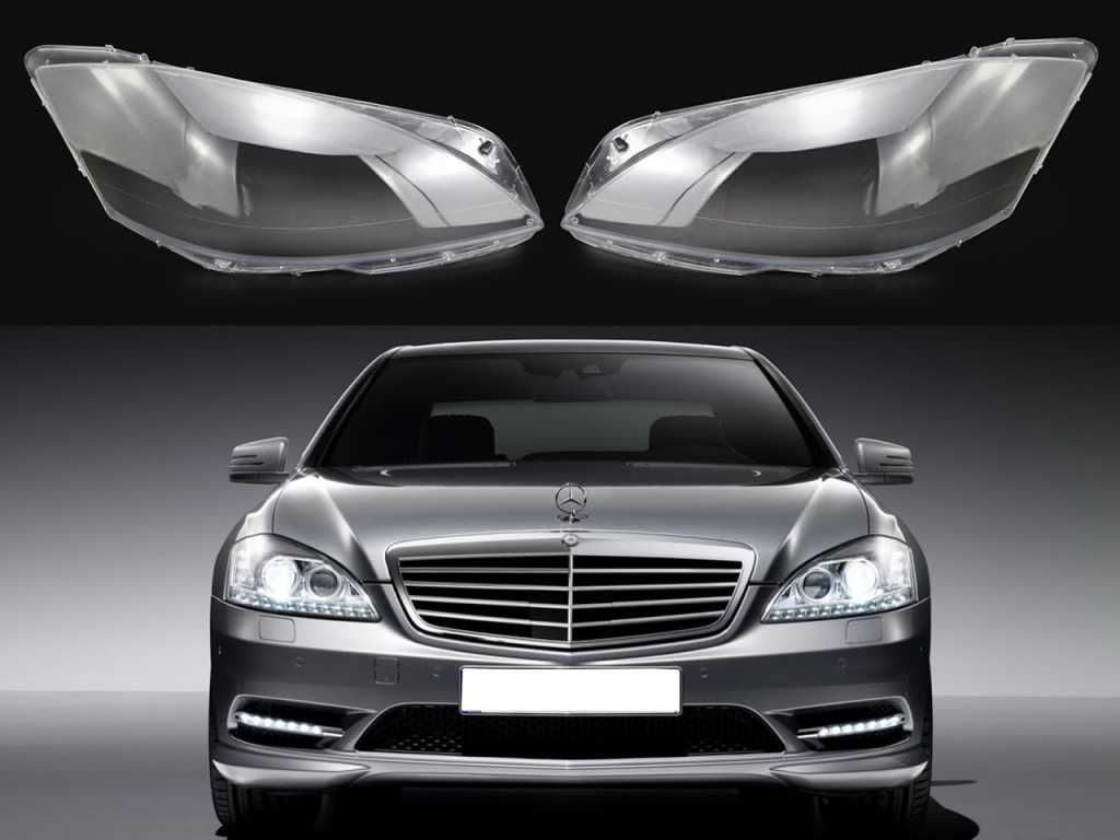 Стъкла за фарове на Mercedes S-Class W221 Facelift (2009-2013)