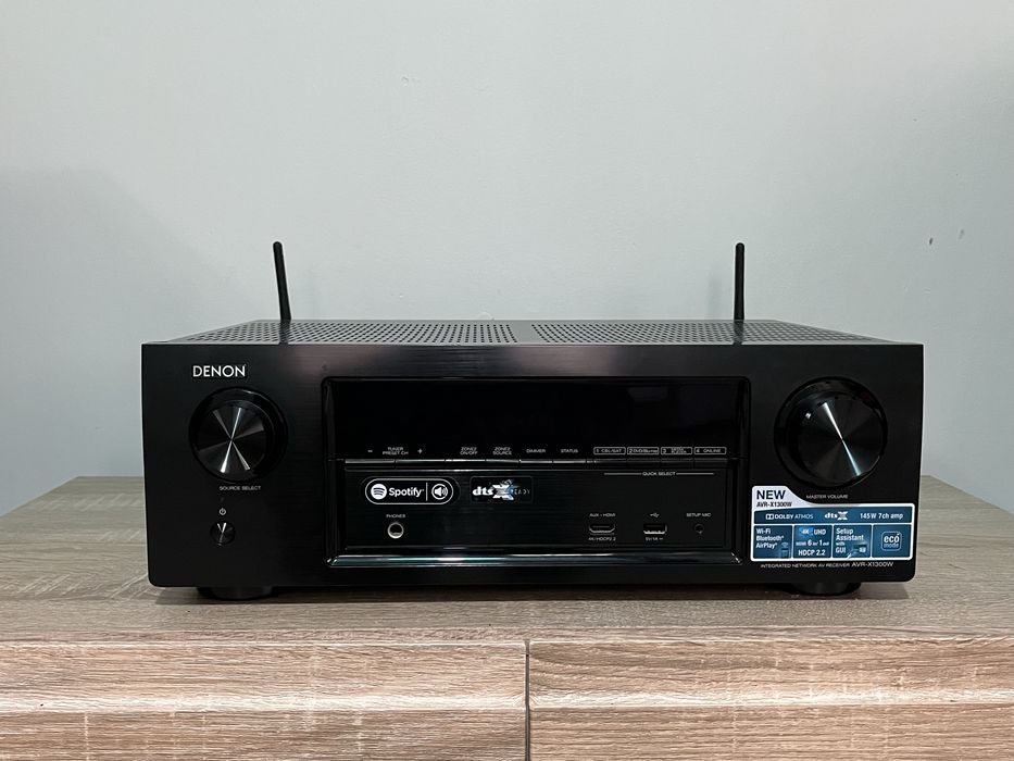 Receiver Denon AVR X1300W 7x145w/4K/WiFi/Bluetooth/Dolby/ dts/Airplay
