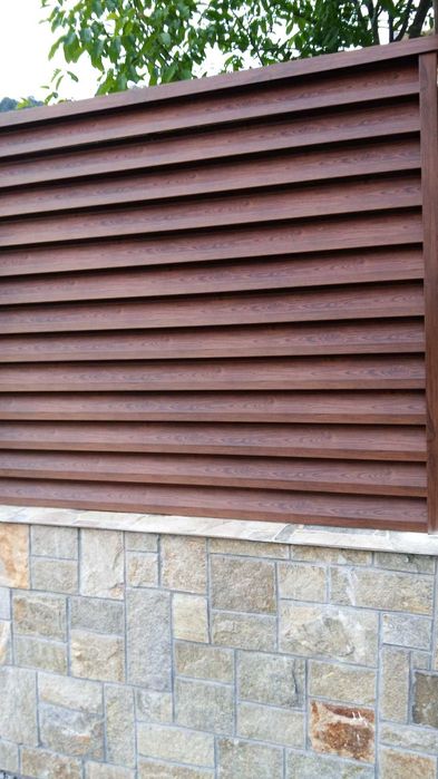 Хоризонтална ограда - щора, ограда за двор