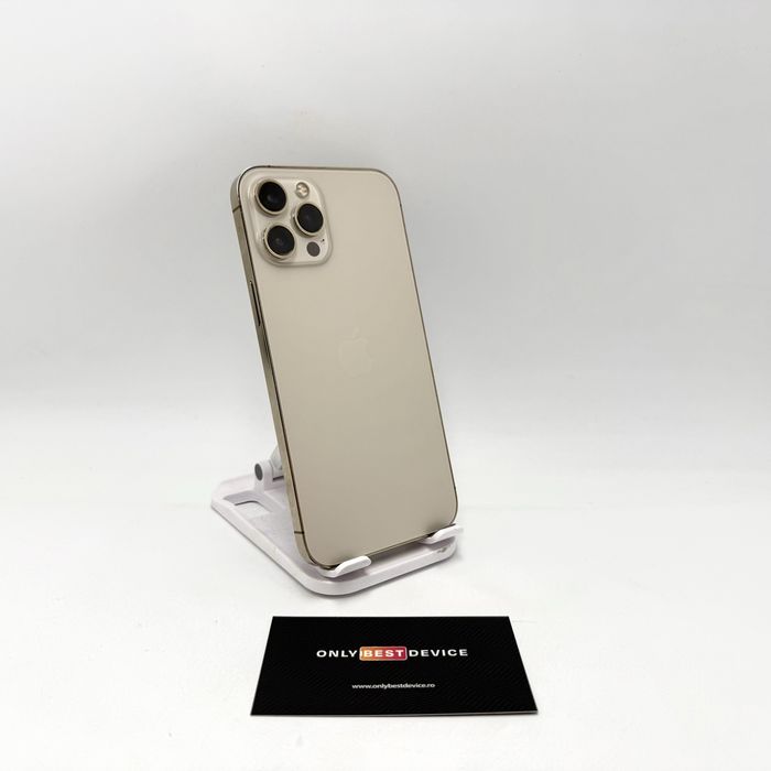  iPhone 12 Pro Max Gold 256GB / Baterie inlocuita 100%