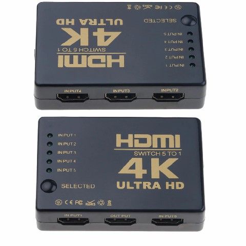 4К ULTRA HD HDMI суич с дистанционно управление