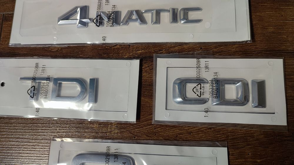 3D  Надписи за Audi и Mercedes