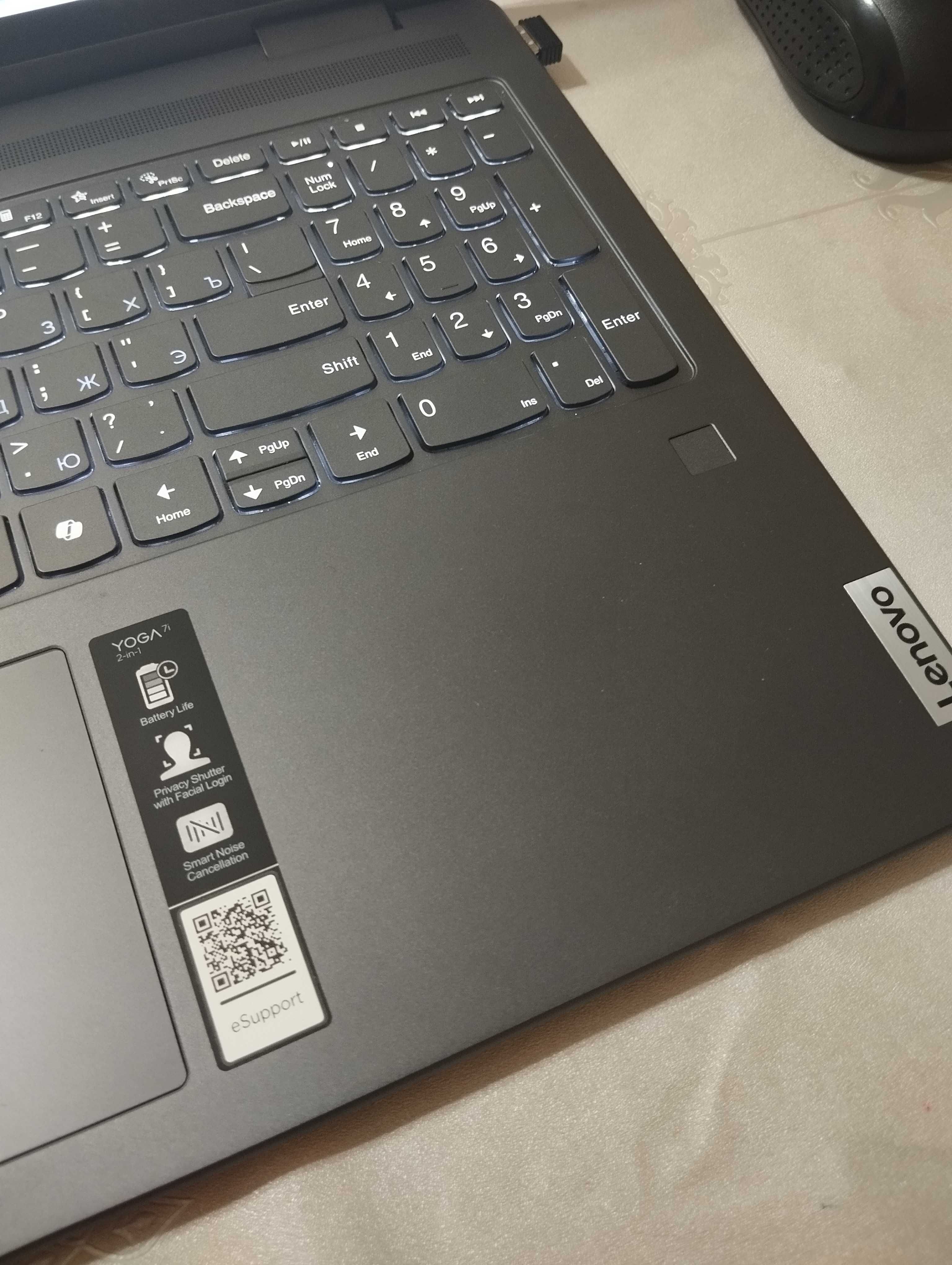 Lenovo yoga 7, 16IML9, 16'