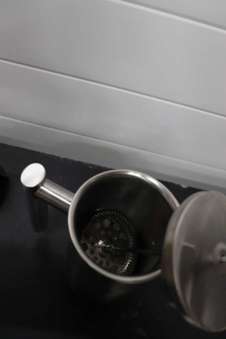 Френска преса Groenenberg,неръждаема стомана, 0,600мл, двустенна стена