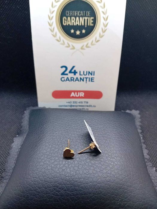 Cercei aur 14k 0.62g (B.24700 AG31 Barboi) Garantie 2 ani!