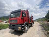 MAN TGA 430 macara Loglift 115Z transport forestier Lemn Bustean