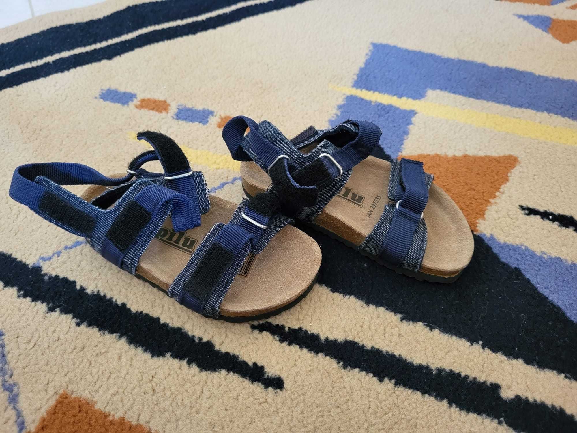 Sandale tip birkenstock, marca Lupilu (Lidl), marime 25, 16 cm