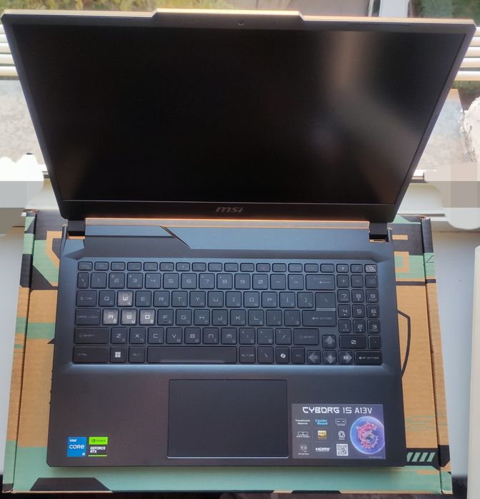 Новый MSI Cyborg 15 A13VE 15.6/16GB/SSD512GB/RTX4050/WIN11HOME