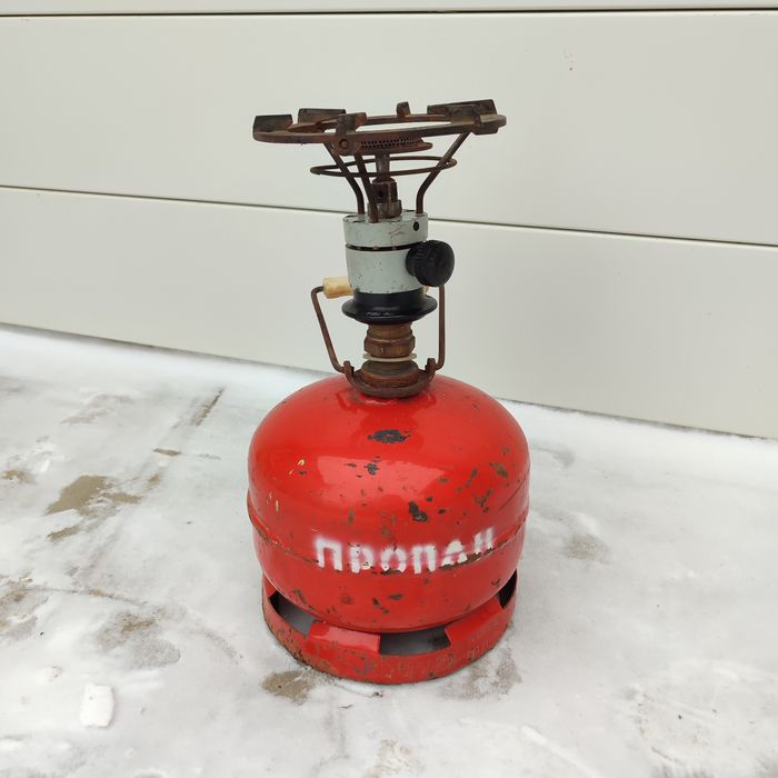 Продам газовый баллон 5 л с камфоркой походный, для приготовления пищи