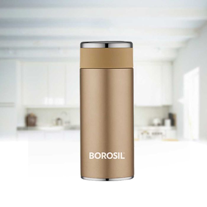 Термофляжка розовое золото (200 мл.)