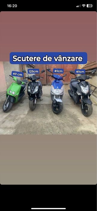 Vand scutere functionale aduse recent din germania