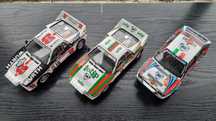 Machete auto 1:18 Kyosho - Lancia 037 + Delta Integrale
