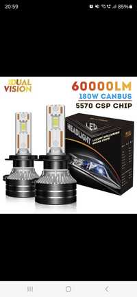 Set 2 becuri LED auto H7, 5570 CSP CHIP